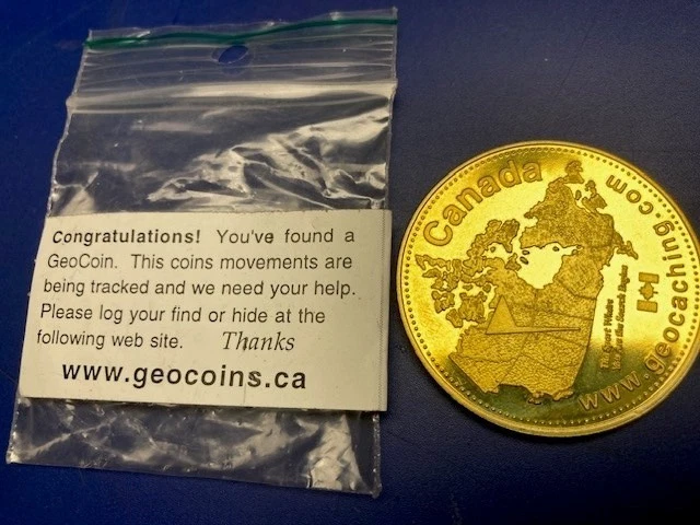 Canadian Geocoin, unaktiviert - selten - Bild 1 von 1