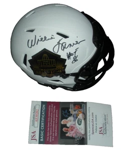 MINI CASCO FIRMADO POR WILLIE LANIER KANSAS CITY CHIEFS, PATIO 1986 ÚLTIMO CERTIFICADO DE AUTENTICIDAD JSA - Imagen 1 de 1