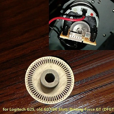 Metall 60 Slot Lenkrad Encoder für Logitech G25 Old G27 Driving Force GT - Bild 1 von 2