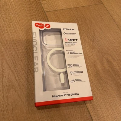 Tech21 EvoClear Case for iPhone 17 Pro – Clear | Slim Protective Case | Impac... - Image 1 of 2