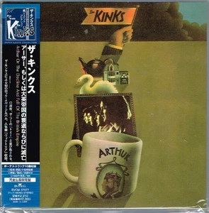 The Kinks  "Arthur Or The Decline And Fall-" Japan Mini LP CD Paper Sleeve w/OBI - Foto 1 di 1