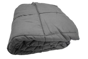 Grey Quility Weighted Blanket for Adults 15 lb Full Sz Weight Blanket 60" x 80" - Bild 1 von 6