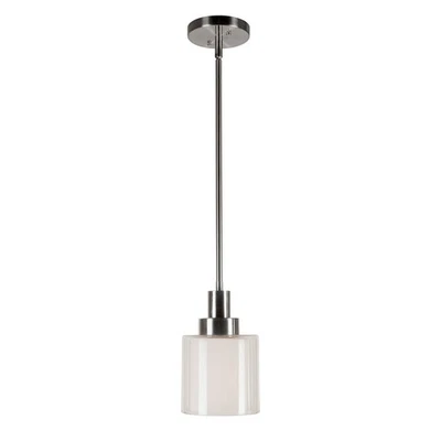 Forte Lighting 2691-01-55 Signature Mini Pendant Brushed Nickel - Image 1 of 4