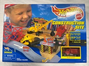 1997 Vintage Mattel Hot Wheels World Construction Site NIB Sealed 65875 - Picture 1 of 6