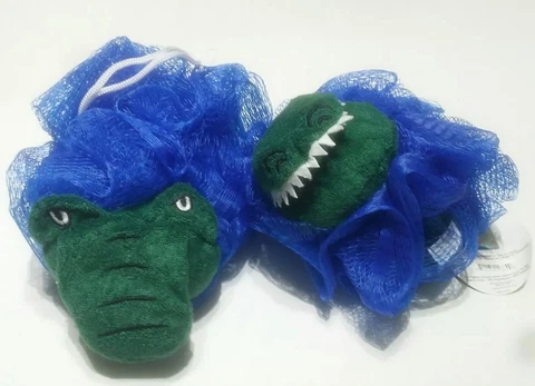 QTY of 2 Florida Gators Albert Shower Bath Sponge loofah Mascot Wear New Cover