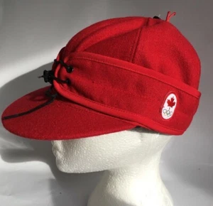 Olympics Canada 2014 Wool Hat Cap Lace Front Lined Hudson Bay Size S / M NWT New - Picture 1 of 7