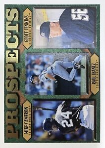 1996 Topps Prospects Mike Cameron Geoff Jenkins Raul Ibanez #201 NMMT