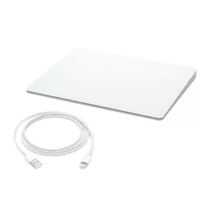 MAGIC TRACKPAD 2 SILVER/WHITE + LIGHTNING CABLE - Apple A1535 MJ2R2LL/A - Picture 1 of 1