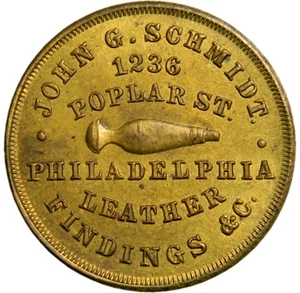 Ficha Philadelphia John G Schmidt Leather Findings & Co 1876 (03055) - Imagen 1 de 2