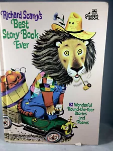 VTG Richard Scarry's Best Story Book Ever 1968 A Golden Book HC 16548 - Picture 1 of 12