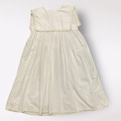 Bella Luna by Strasburg Vintage Girls Dress Size 4 White Lace Cottagecore - Image 1 of 4