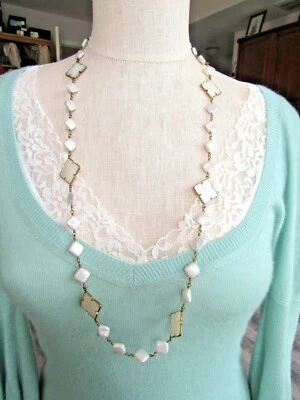 Collar Stephen Dweck Perlas Bronce 32" Foto 1 de 4