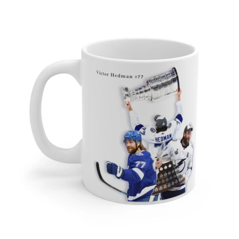 Victor Hedman ART Mug Coffee Tea Gift Fun Team Hockey Souvenir Cover