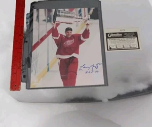 LARRY MURPHY HOF DETROIT RED WINGS STANLEY CUP SIGNED 8X10 PHOTO 📸 NHL COA - Picture 1 of 14