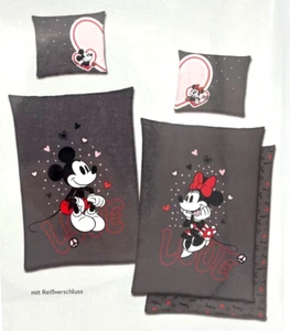 Biancheria da letto partner Disney Topolino e Minnie "In Love" 4 pezzi 135x200 cm - Foto 1 di 1