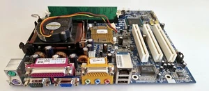 WORKING BUNDLE Mainboard mATX GIGABYTE GA-8I845GV + Celeron 1.7GHz + 256MB RAM - Picture 1 of 8