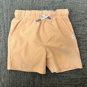 Tommy Bahama Boys Orange Polyester Swimshorts Drawstring Elastic Waist Sz XS 4 - Picture 1 of 6