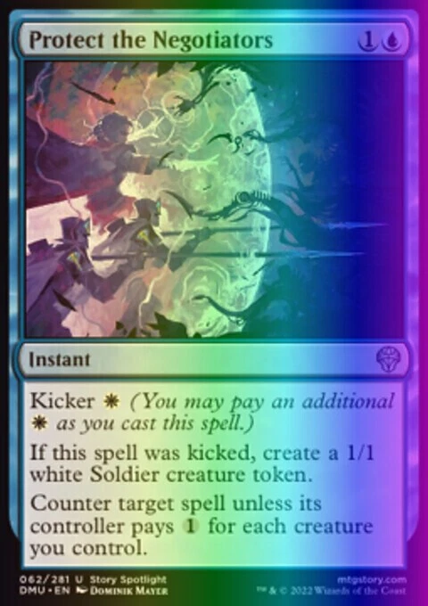 MTG Protect the Negotiators (62/552) Dominaria United NM FOIL - Image 1 of 1
