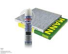 Produktbild - MANN-Innenraum-Filter+Liqui Moly Klima-Reiniger für Renault Megane Scenic JA0/1_