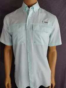 OCEAN & COAST Angeln Shirt Herren SS hell aquablau klein Poly Ozean Vorteil - Bild 1 von 9