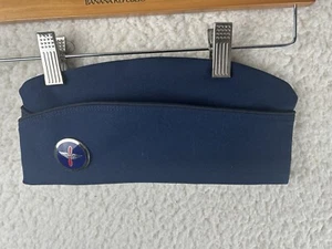 Air Force Blue Garrison Hat with Civil Air Cadet Pin USAF Military ~ Size 7 - Picture 1 of 5