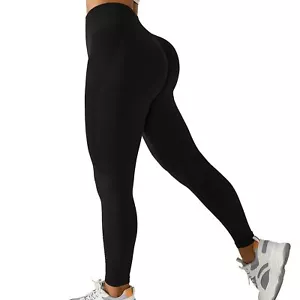 ZXQUII Scrunch Butt Lifting Leggings for Women Seamless Workout High Waisted ... - Picture 1 of 5