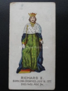 No.18 KING RICHARD II 1377 - Kings & Queens of England by Godfrey Phillips 1925 - Picture 1 of 1