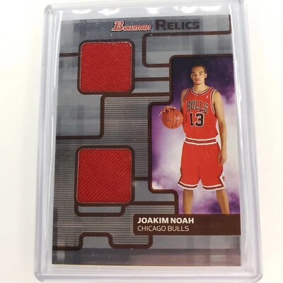 2007-08 Bowman Draft Picks & Stars Relics Dual /50 Joakim Noah #BR-JN дебютант RC - Изображение 1 из 4