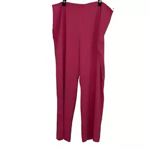 Doncaster Pants Women’s Pink Silk Fully Lined Zip Side Trousers $270 NWT 20W - Picture 1 of 5