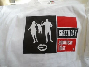 GREEN DAY - Camiseta American Idiot Tour 2004 ~TOTALMENTE NUEVA~ S XL - Imagen 1 de 2