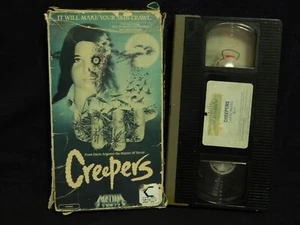 Creepers VHS - Media Home Entertainment - Dario Argento Horror Donald Pleasence - Picture 1 of 3