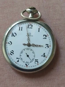 OMEGA POCKET WATCH ART DECO 1923 SWISS MADE - Picture 1 of 5
