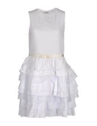 MIU MIU by PRADA Italia PASSERELLA Organza Arruffato Bianco (M)