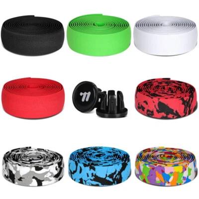 Soft Pro Road Bike Bicycle Handlebar Tape Cycling Bike Handle Belt Wrap a Pair - Image 1 of 4