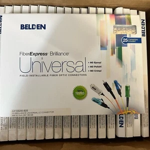 Connecteur LC BELDEN AX105200-B25, multimode OM1 62,5 (paquet de 25) - Photo 1/6