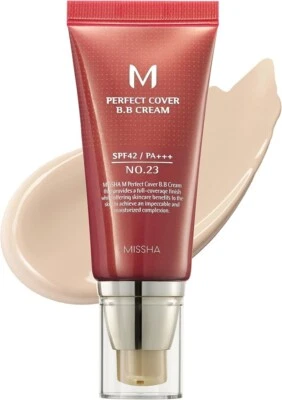 MISSHA M Perfect Cover BB Cream 50ml No.23 – Korean Foundation SPF42 PA+++ - Image 1 of 4