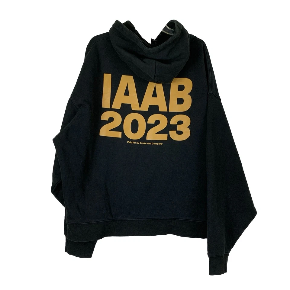 Sudadera con capucha Drake Related IAAB 2023 It’s All A Blur Tour para hombre XL negra mercancía oficial Foto 1 de 4