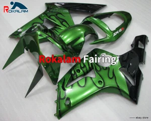 Kit de carrocería para ZX6R 2003 2004 ZX636 03 04 negro llama verde carenado de motocicleta ABS - Imagen 1 de 1