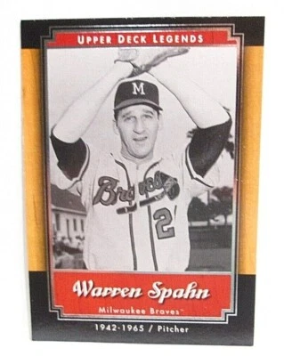2001 UD Cooperstown Collection WARREN SPAHN - Milwaukee Braves #48 - Image 1 of 2