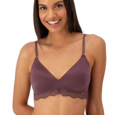 Sujetador convertible inalámbrico Maidenform Love the Lift Your Lift 1196 púrpura 36B nuevo con etiquetas Foto 1 de 3