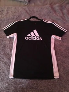 NWOT Black White adidas Originals Trefoil Tee Youth Size XL 18/20 - Picture 1 of 2