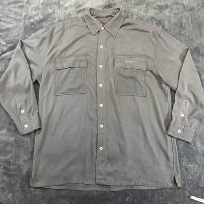 Sean John Shirt Mens Large Button Down Double Pocket Embroidered 90s - Image 1 of 4
