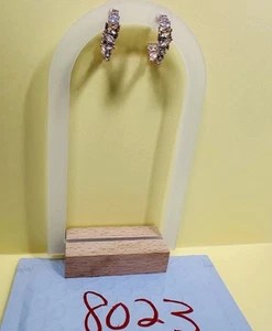 Hoop Earrings Bomb Party Fashion Jewelry Chic RBP Rose Gold P - Picture 1 of 7