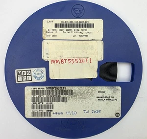 ( 1420PIECE REEL )  MMBT5551 General Purpose NPN Surface Mount Transistor SOT-23 - Picture 1 of 1