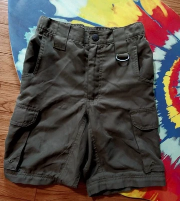 Boy Scouts Of America Shorts SMALL YOUTH olive Green Cargo uniform BSA boys - Image 1 of 2
