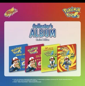 Pokemon TAZOS Collections 3D Tazos Complete Album Set 81/100/90Pcs Flippo Taps - Picture 1 of 10