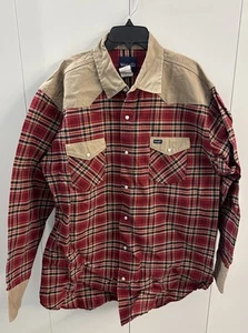 Wrangler Brushpopper Western Pearl Snap Tartan kariert Cowboy Hemd Herren 2XT - Bild 1 von 8