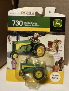  JOHN DEERE 730 TRACTOR - HOLIDAY "SNOWY" EDITION, 1/64 scale, ERTL, #45016 - Picture 1 of 5