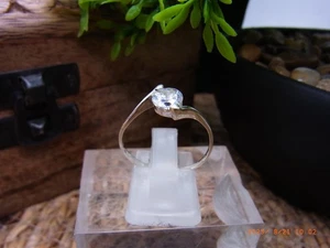 925 Silber Ring  Zirkonia besetzt Gr. 19,1 mm / 60 Artnr. R.1773 - Bild 1 von 7