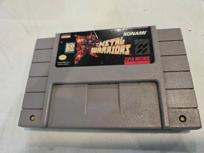 Super Nintendo SNES Metal Warrior USA Authentic Tested Clean Label - Image 1 of 3
